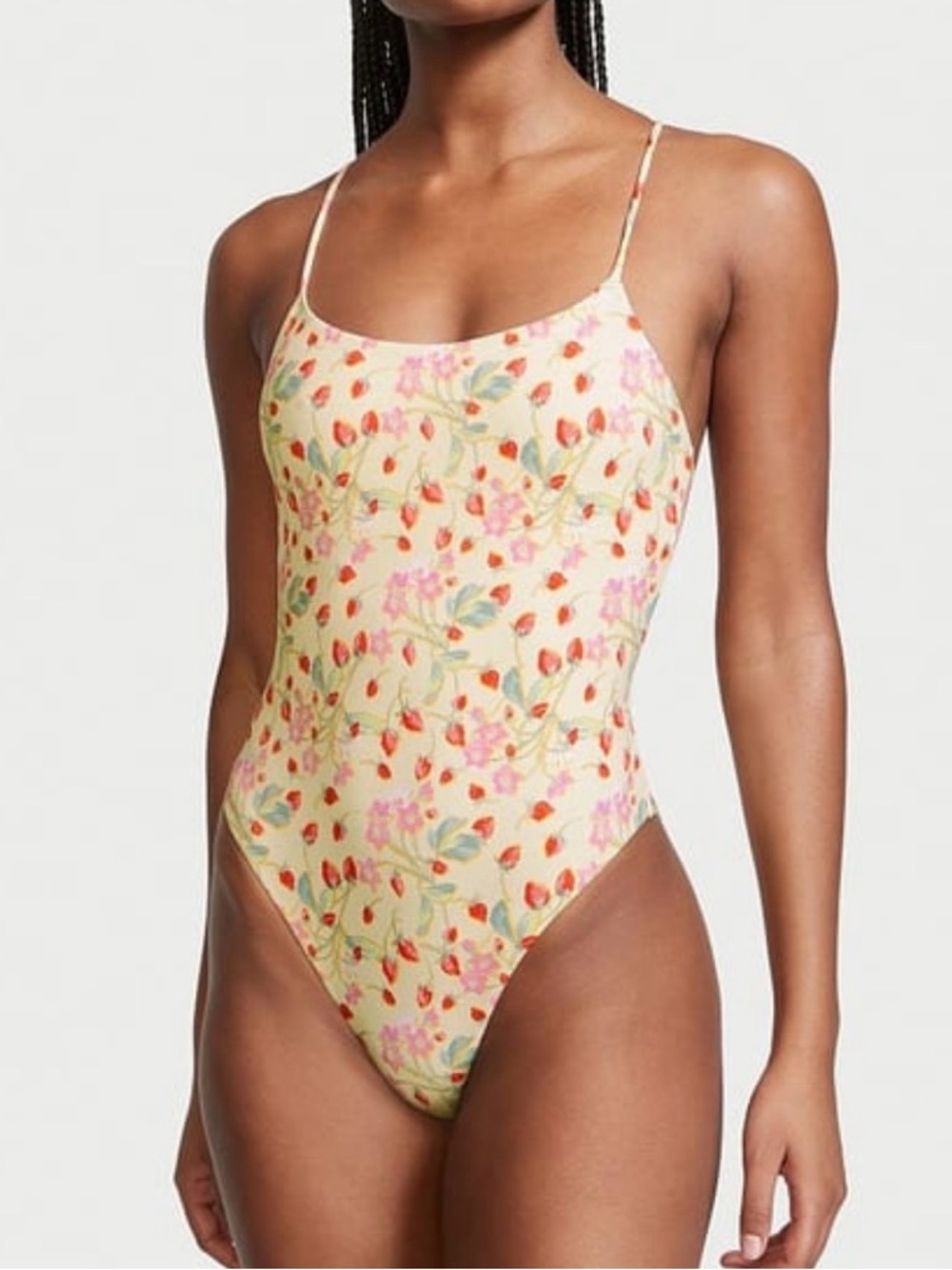 Victoria’s Secret One-Piece Scoop Neck Strawberry Swimsuit XXL